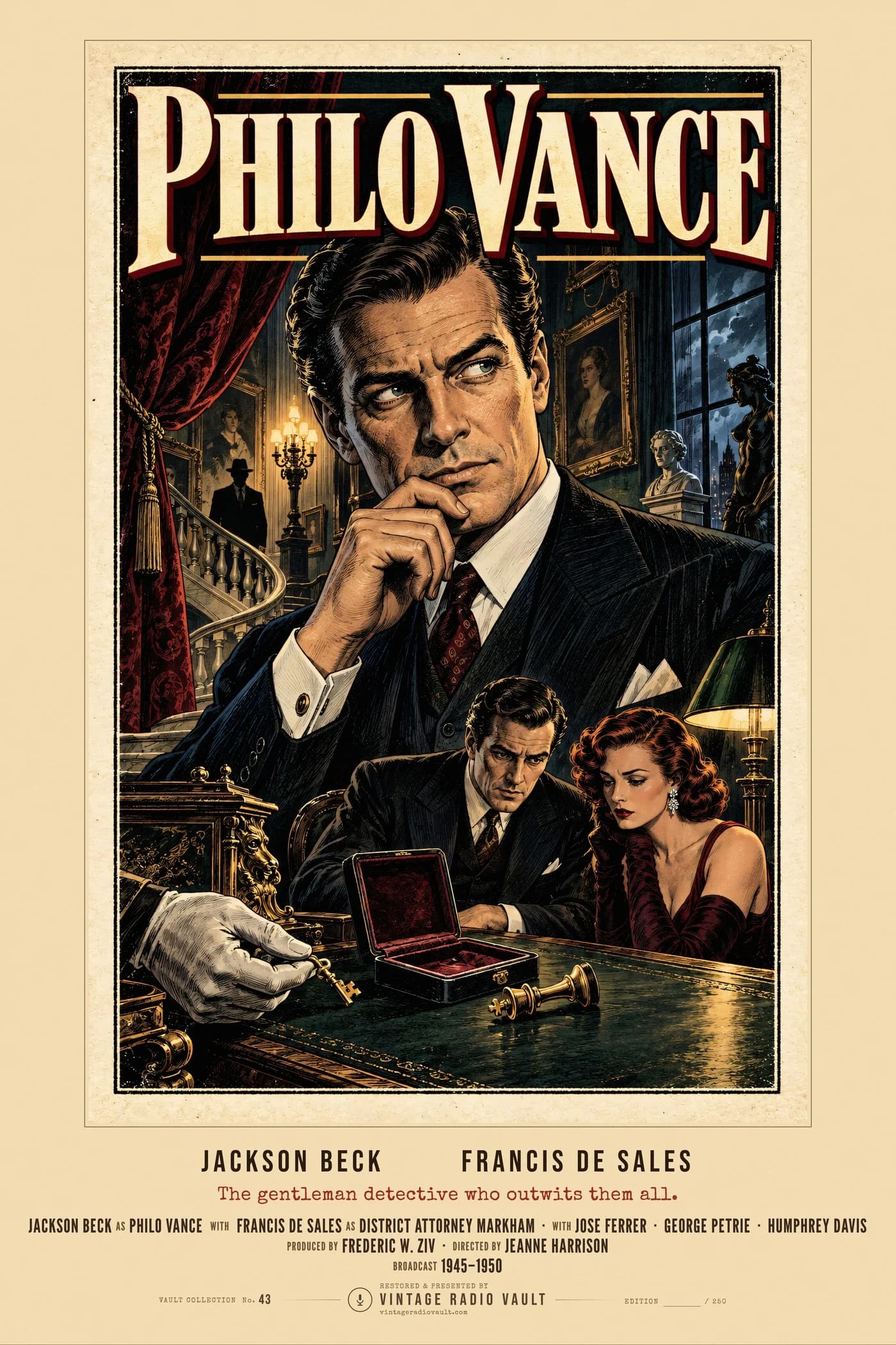 Philo Vance — Vault Collection print