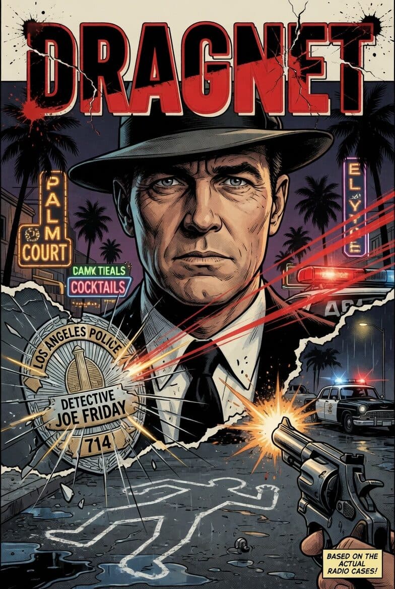 Dragnet — Badge 714 Art Print
