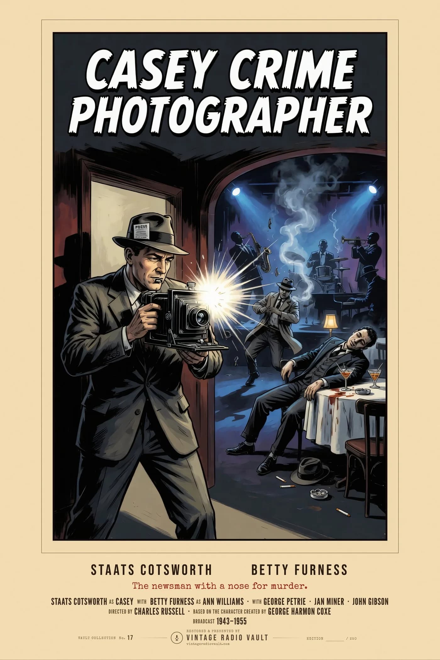 Casey, Crime Photographer — Vault Collection print