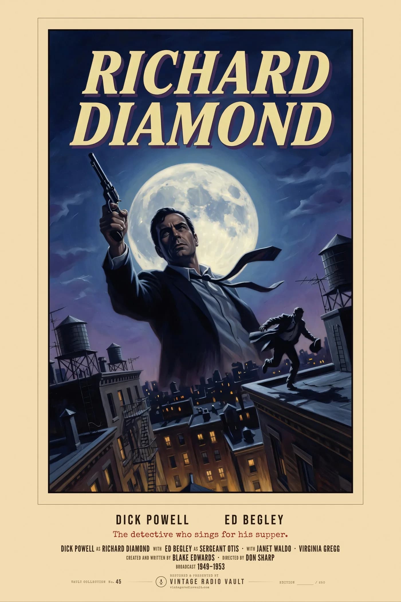 Richard Diamond, Private Detective — Vault Collection print