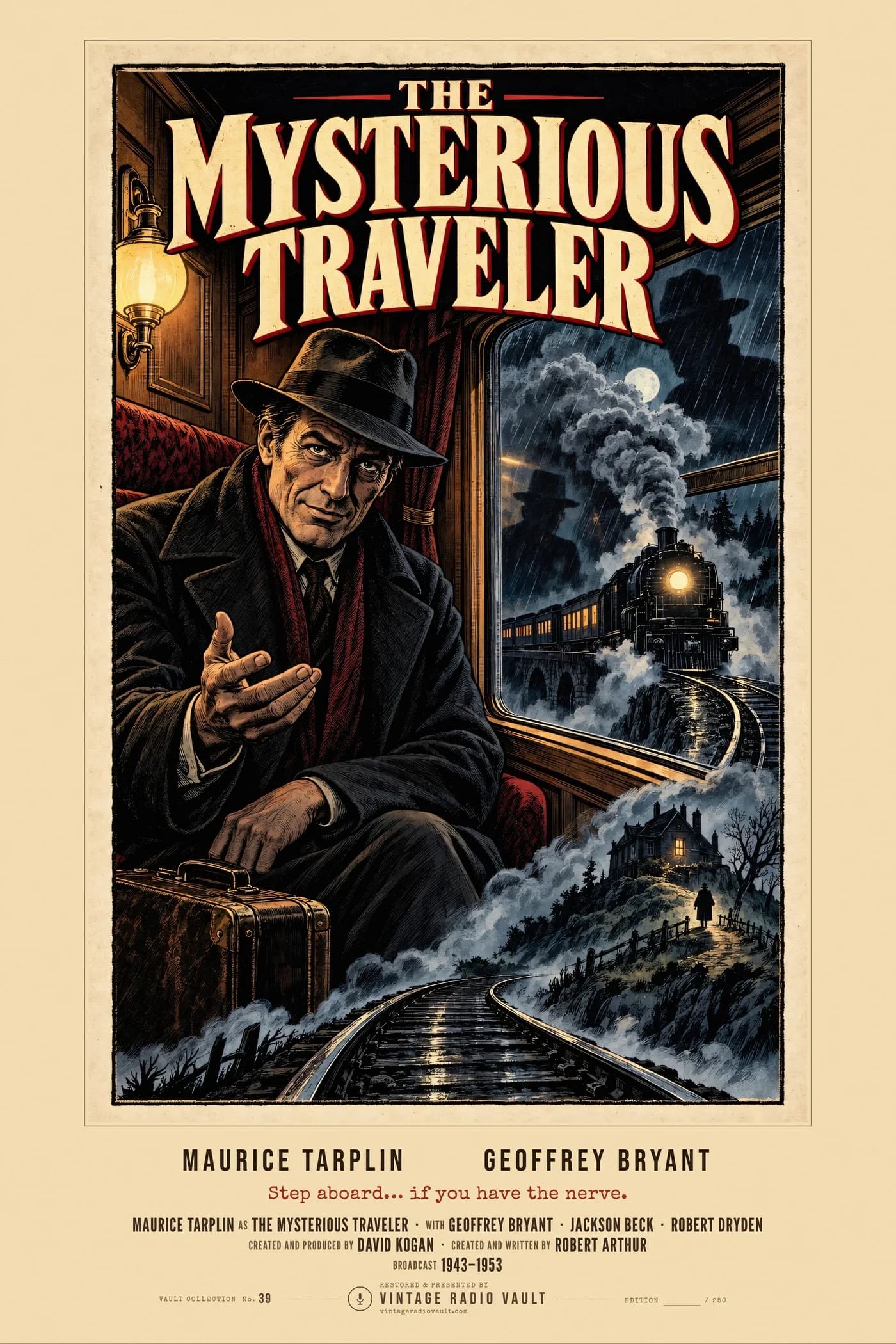 The Mysterious Traveler — Vault Collection print